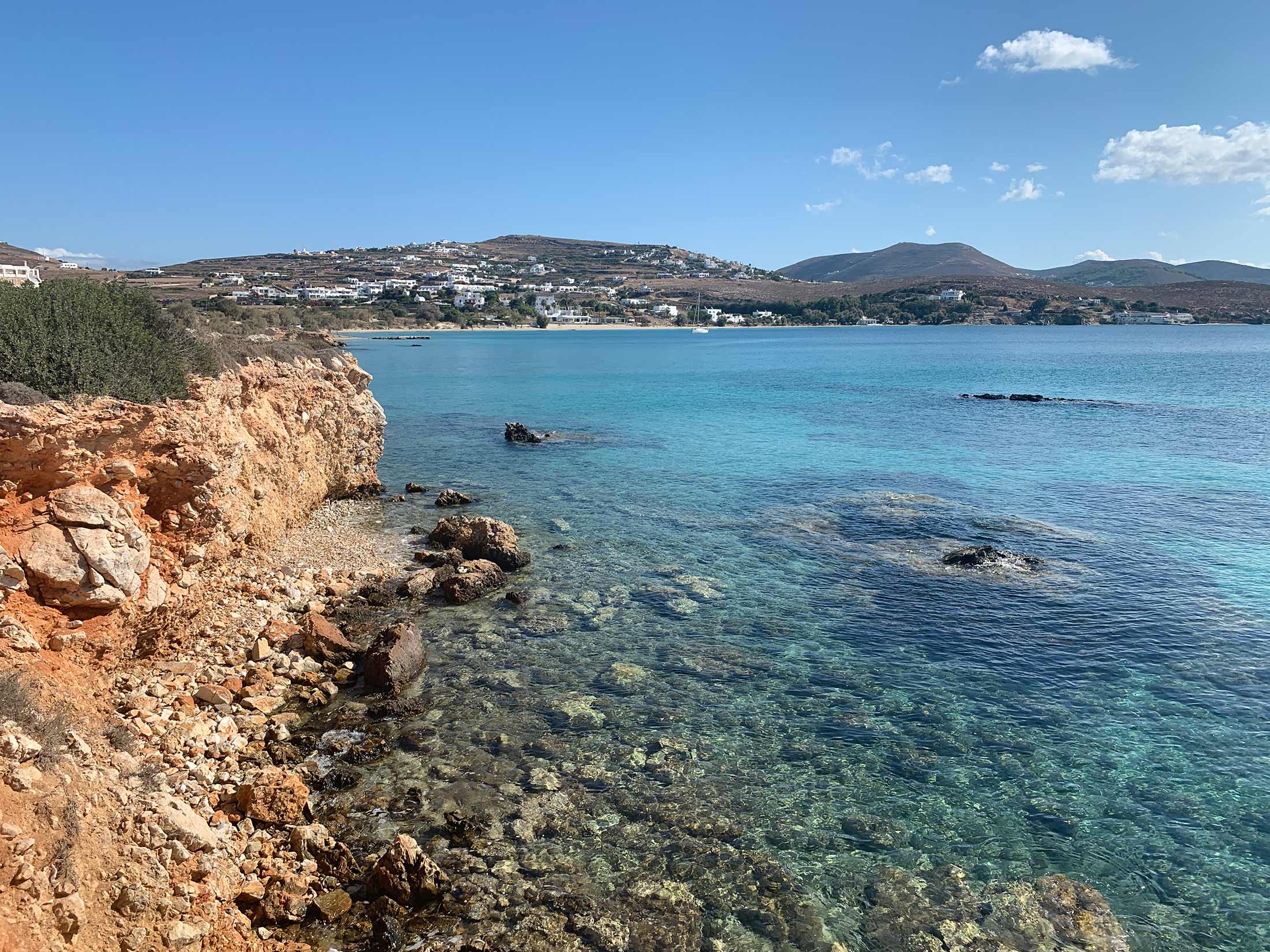 Martselo beach, Paros island, Greece