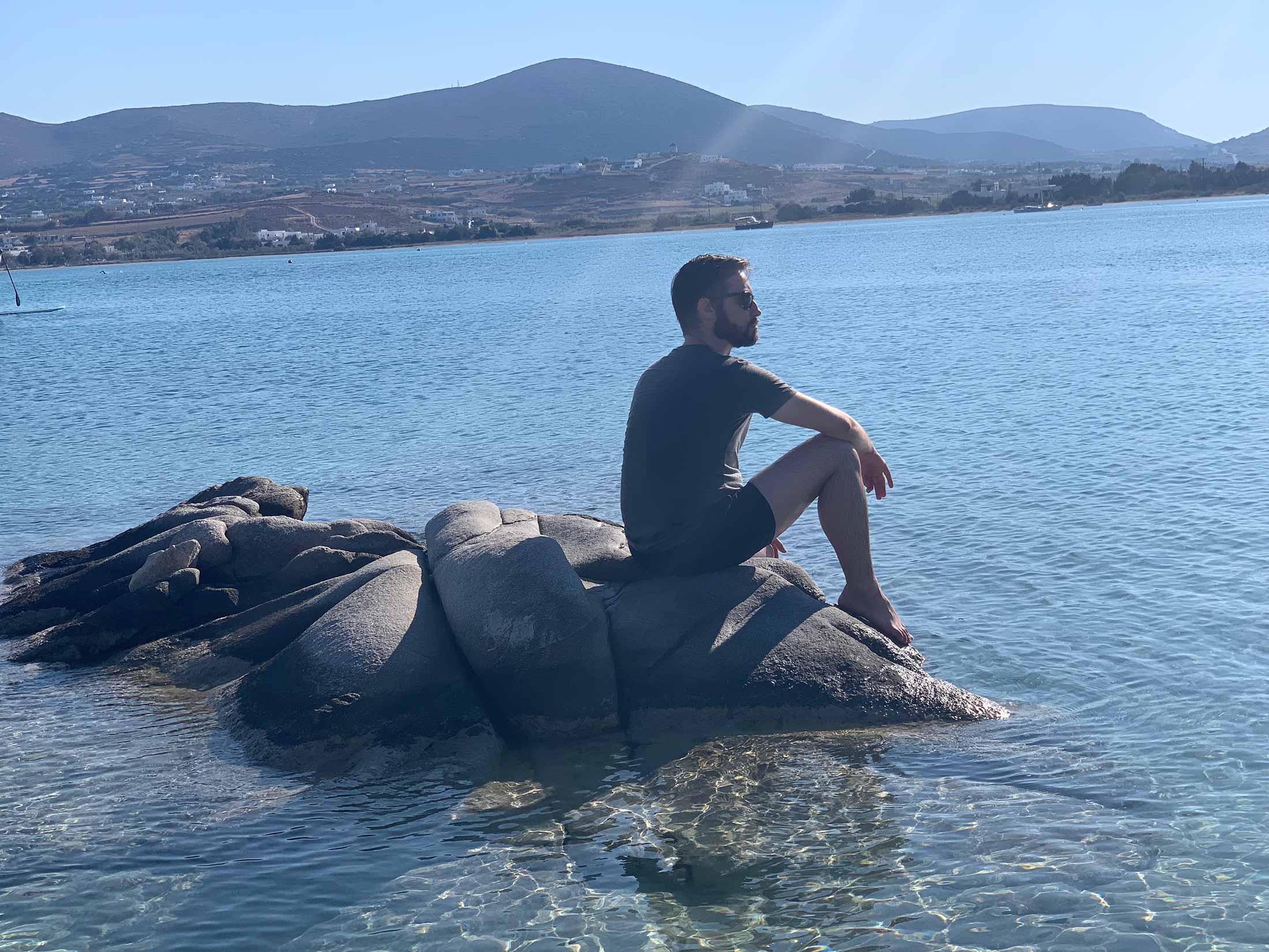 Guilly at Kolymbithres Beach, Paros island, Greece