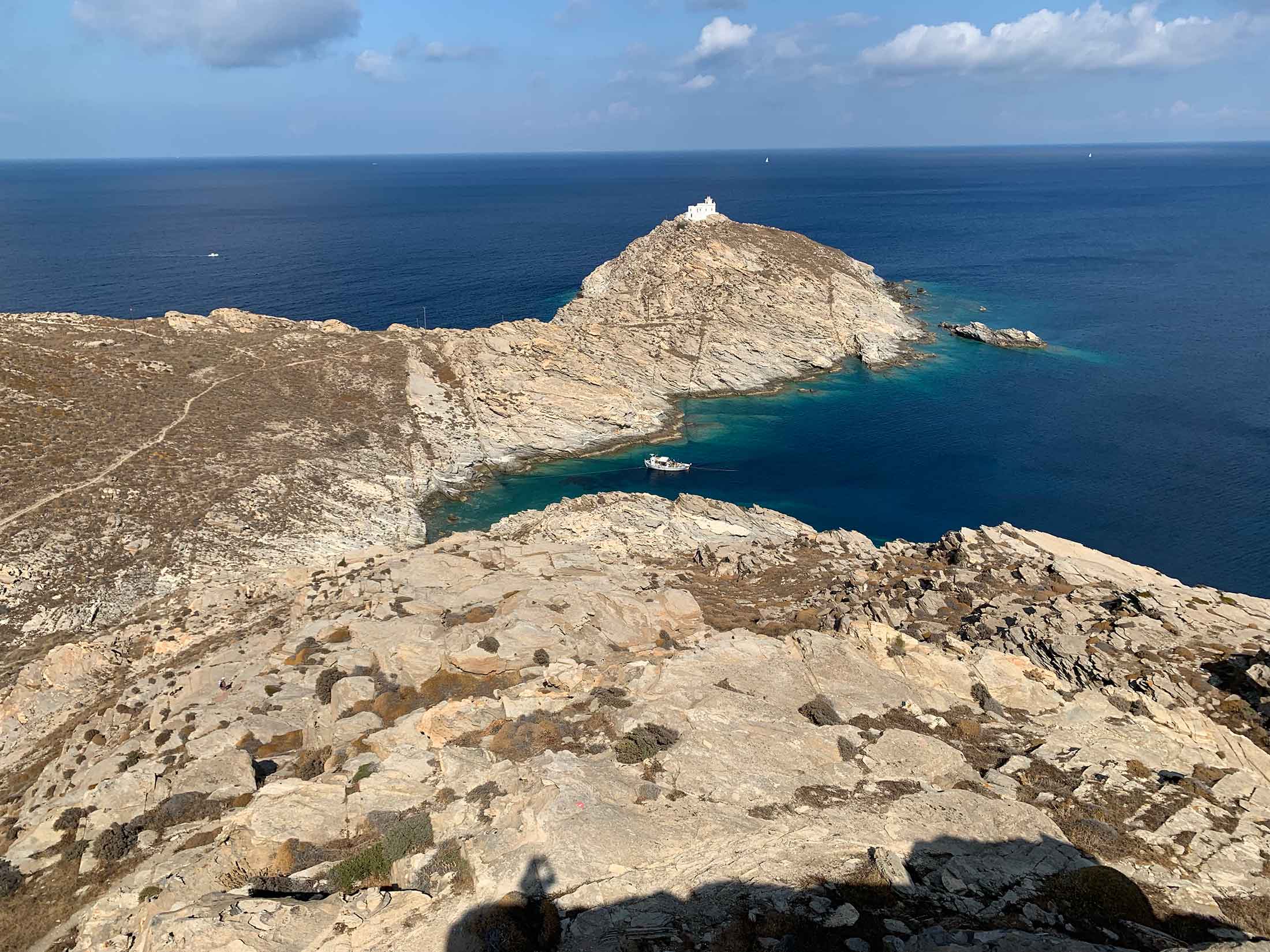 Korakas lighthouse in Paros Park, Greece