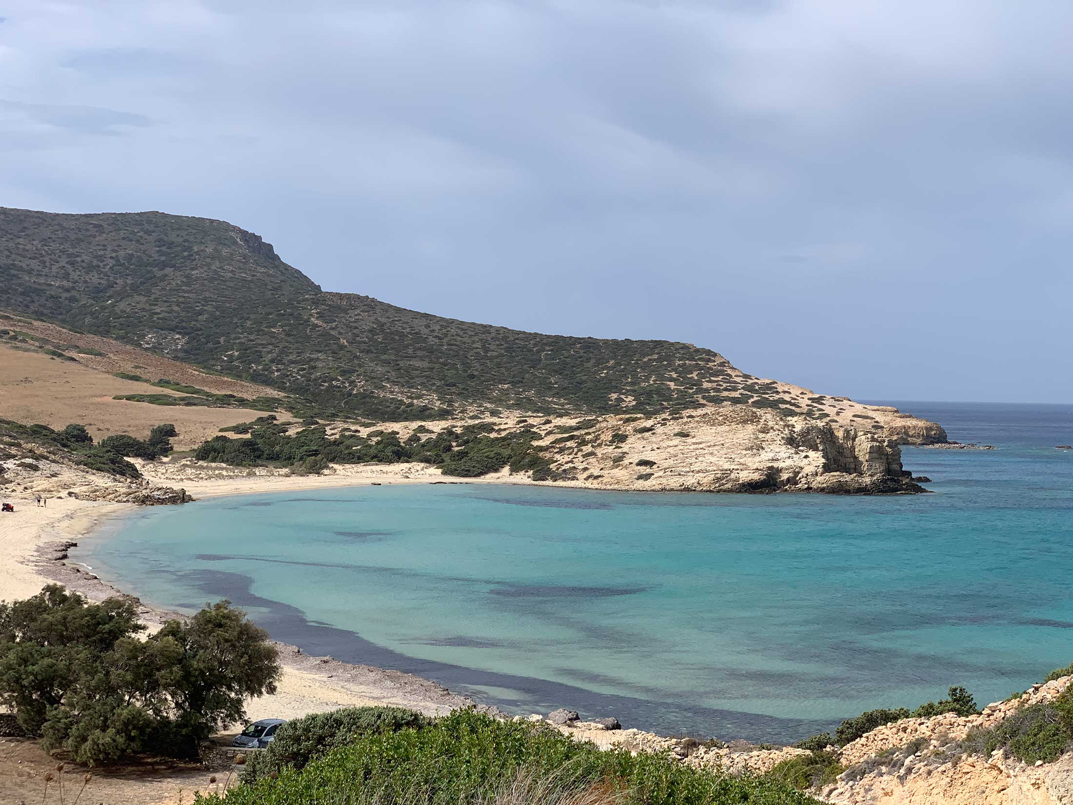 Livadia beach in Antiparos, Greece