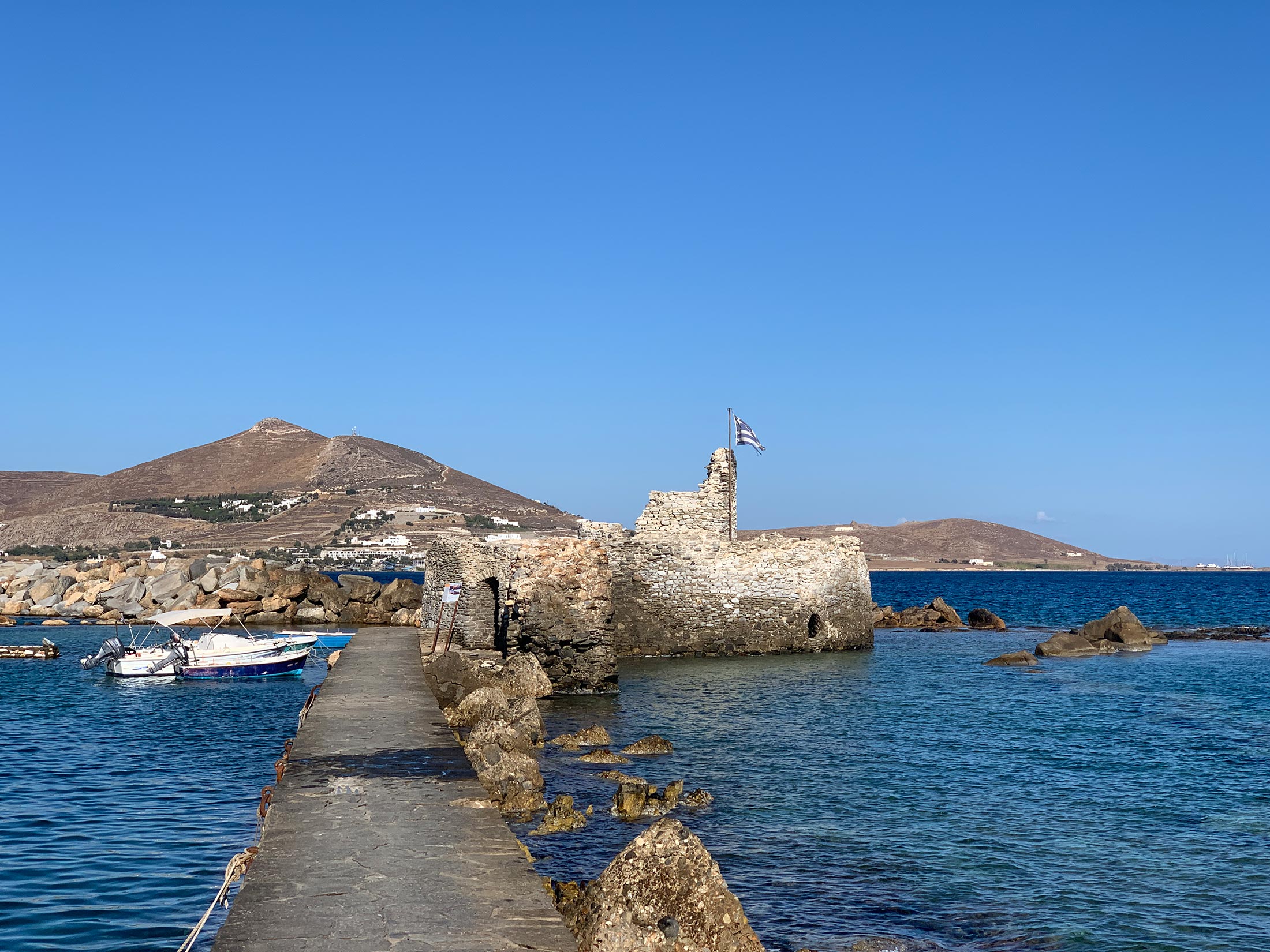 Naousa old fort, Paros, Greece