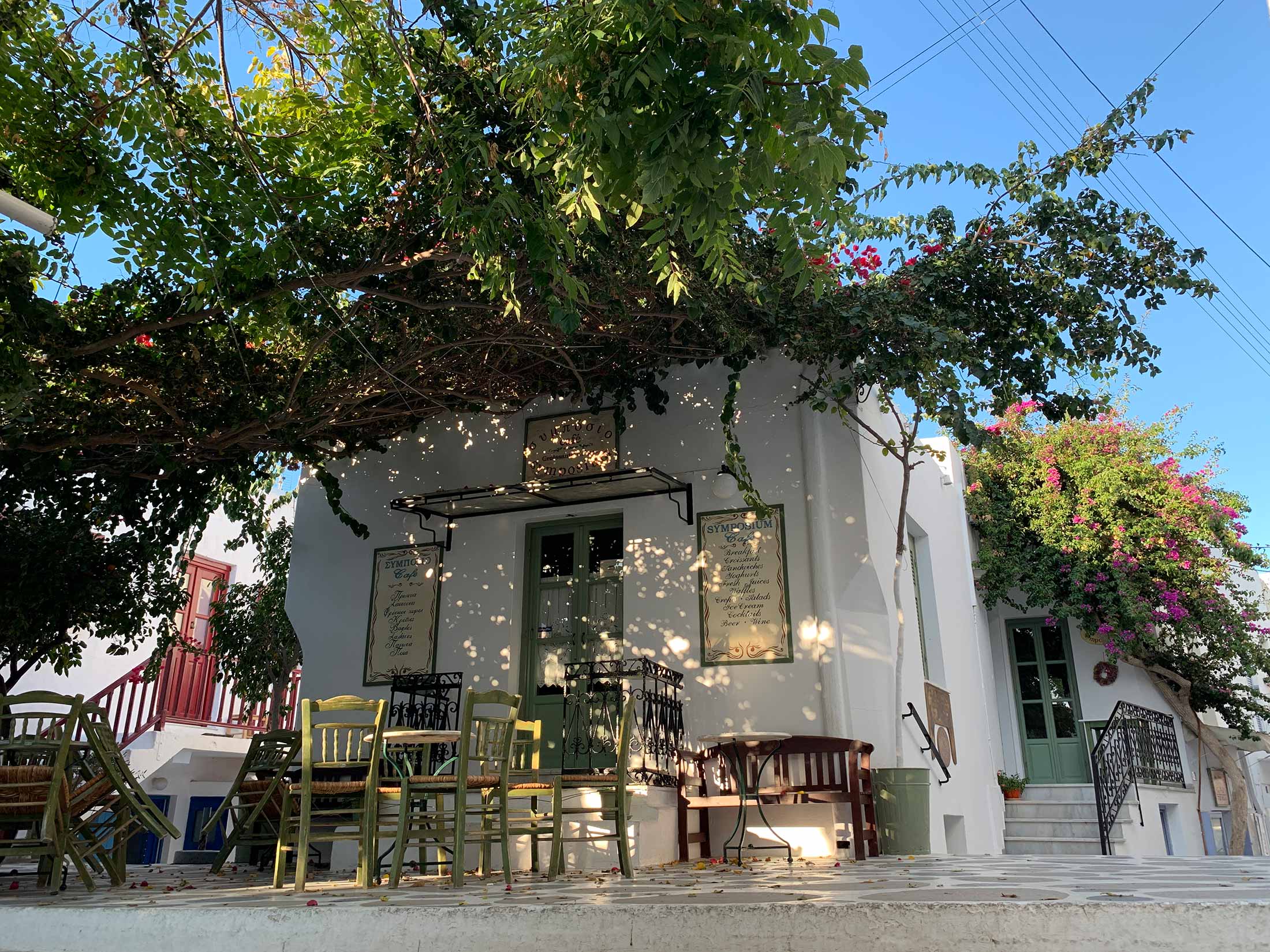 Sympozio cafe, Parikia, Paros island